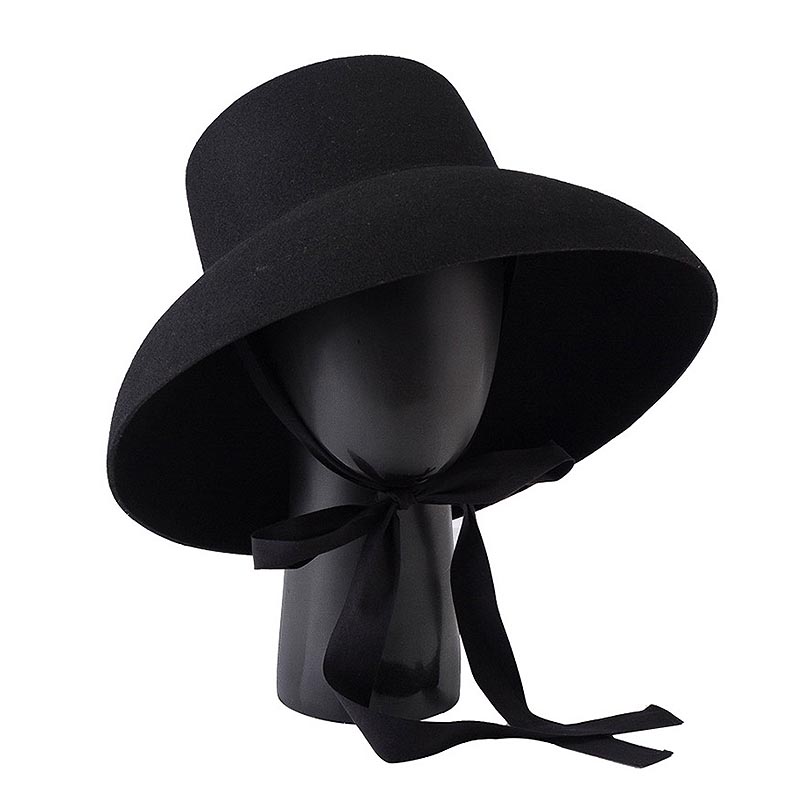 Fedora Hat Wool - Шляпа-«Колокол» женская из чистой шерсти с