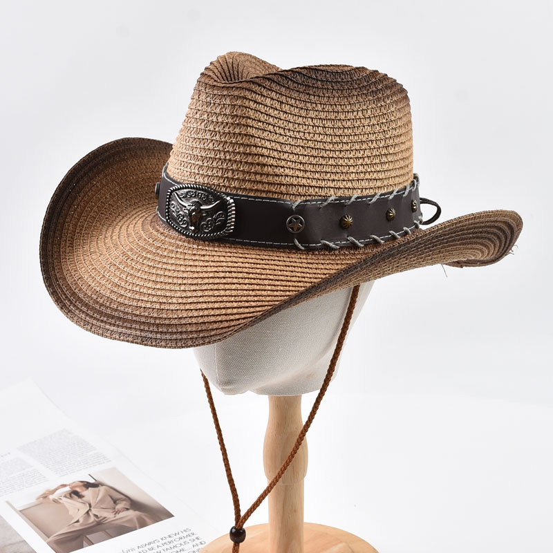 Cowboy Hat Straw - Летняя соломенная шляпа в стиле вестерн