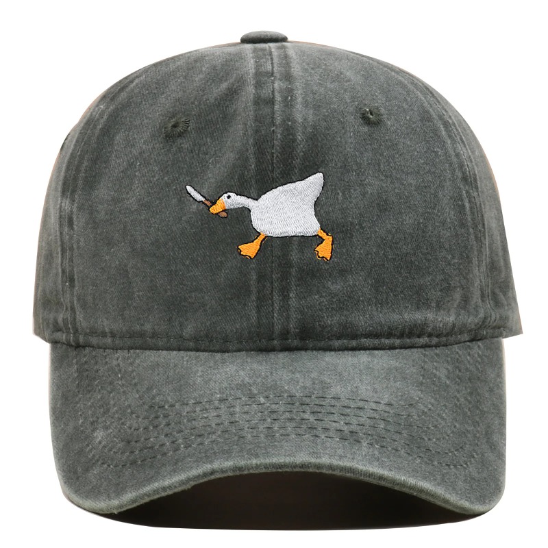 Dad Hat Cotton - Бейсболка с мультяшной вышивкой, забавная, с