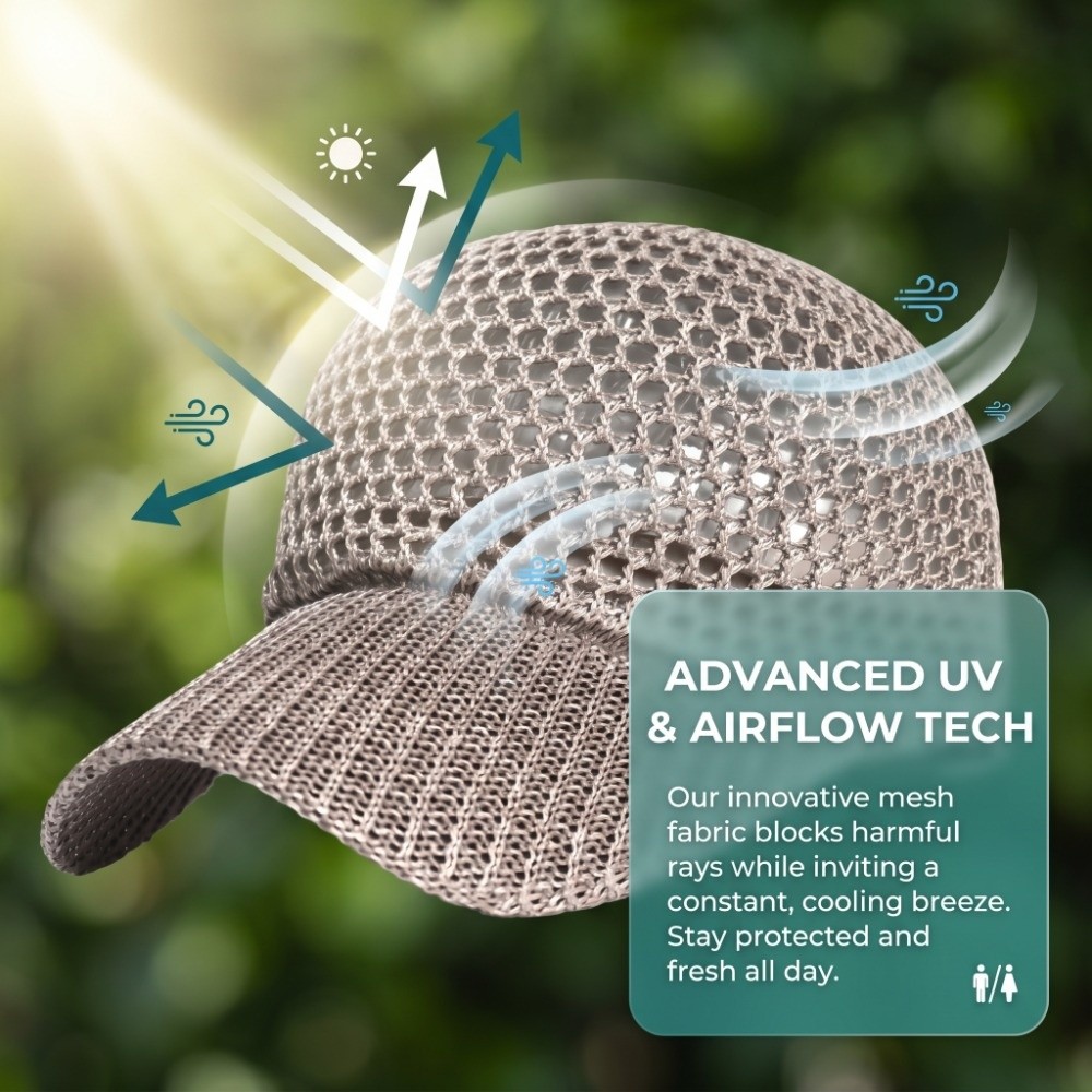Универсальная дышащая солнцеза – обзор и цена Trucker Cap Mesh