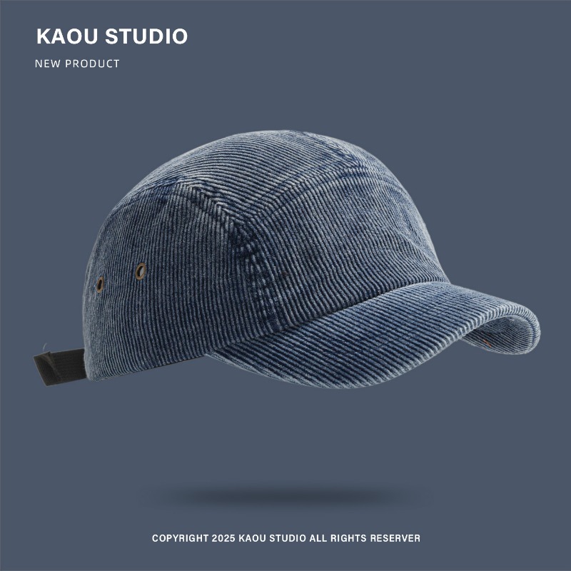 Унисекс-кепка из вельвета с 5  – обзор и цена Corduroy Cap 5 Panel