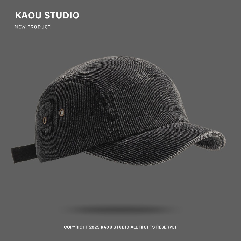 Унисекс-кепка из вельвета с 5  – обзор и цена Corduroy Cap 5 Panel