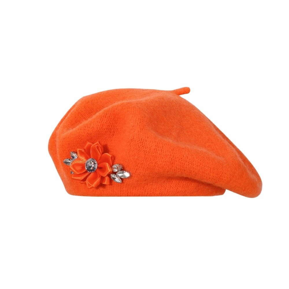 Модный однотонный шерстяной бе – обзор и цена Beret French Wool