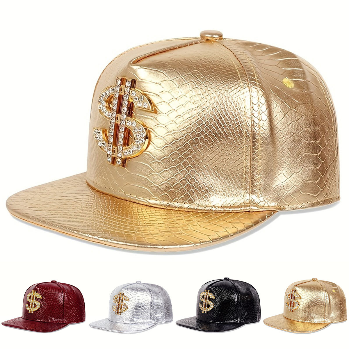 Кожаная бейсболка с металличес – обзор и цена Baseball Cap Structured