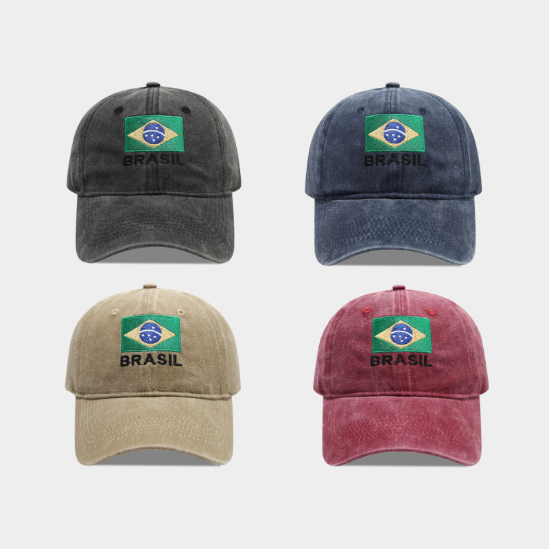 Винтажная бейсболка с вышитым  – обзор и цена Dad Hat Cotton